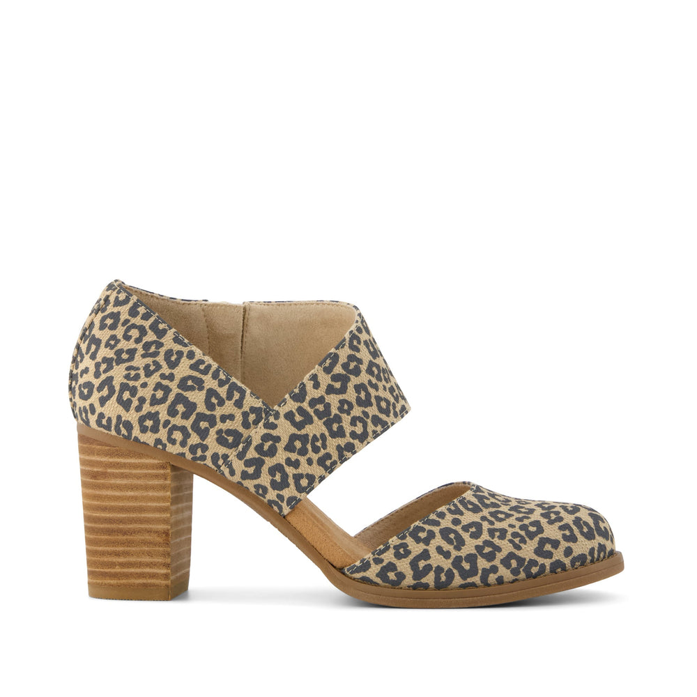 Milan Nova Heel Leopard Print