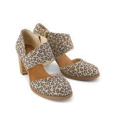 Milan Nova Heel Leopard Print