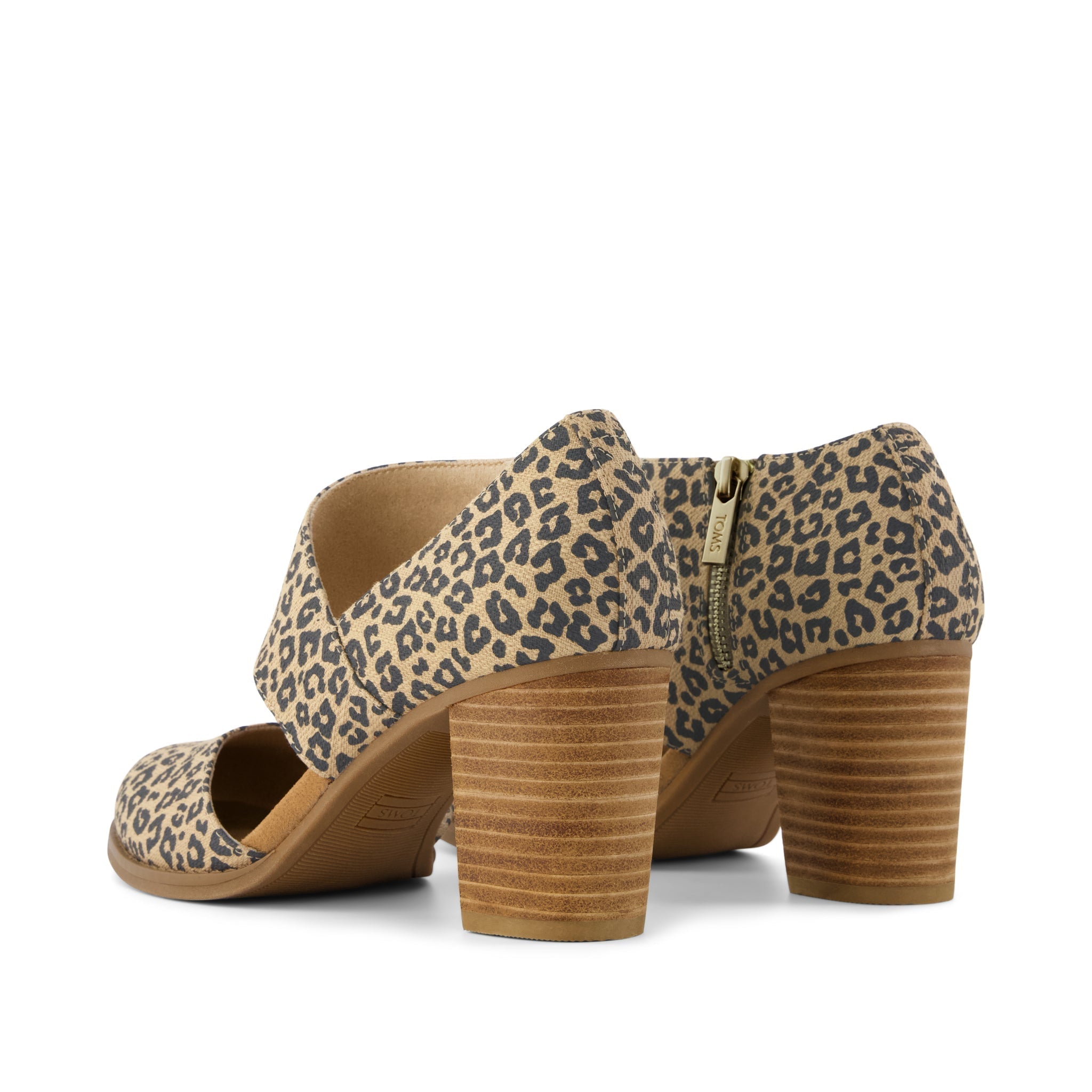 Milan Nova Heel Leopard Print