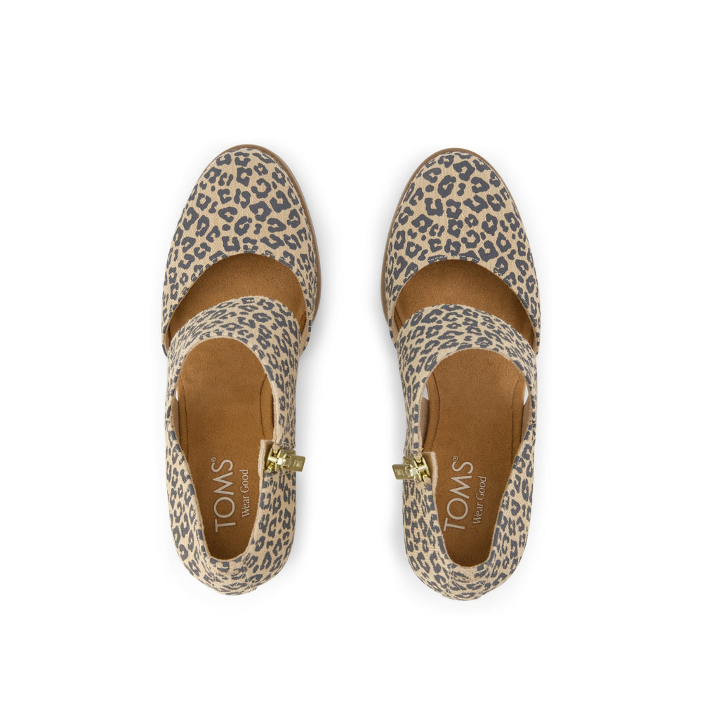 Milan Nova Heel Leopard Print