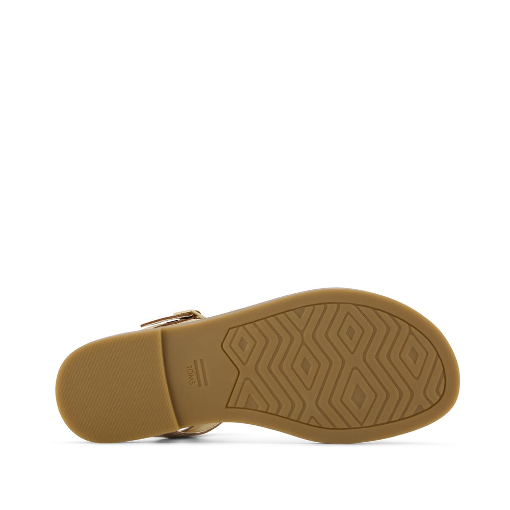 Kira Strappy Sandal Gold Leather