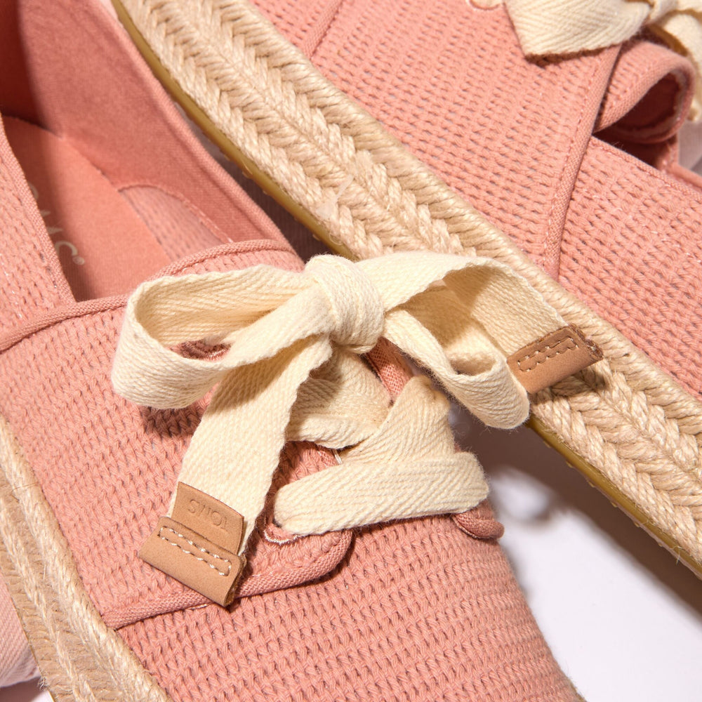 Carolina Lace-Up Espadrille Bloom Mesh
