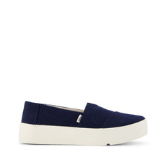 Verona Slip On Sneaker Navy Heritage Canvas