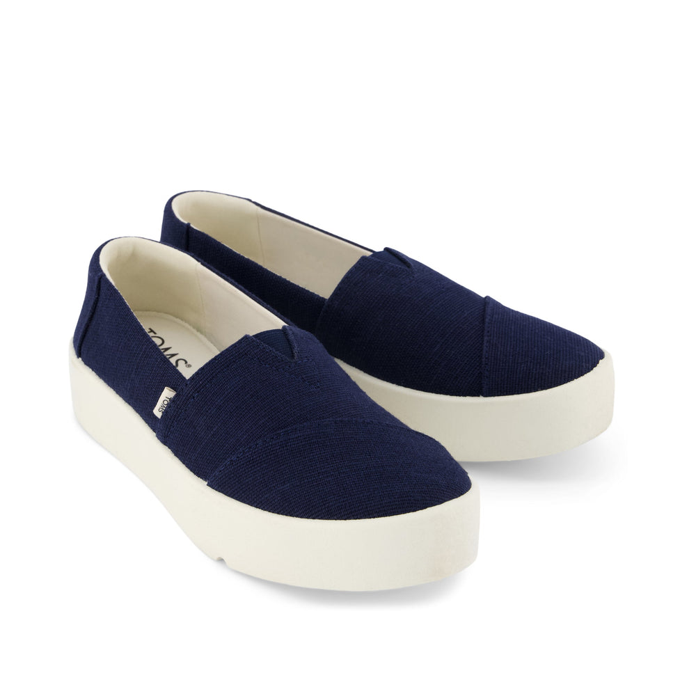 Verona Slip On Sneaker Navy Heritage Canvas
