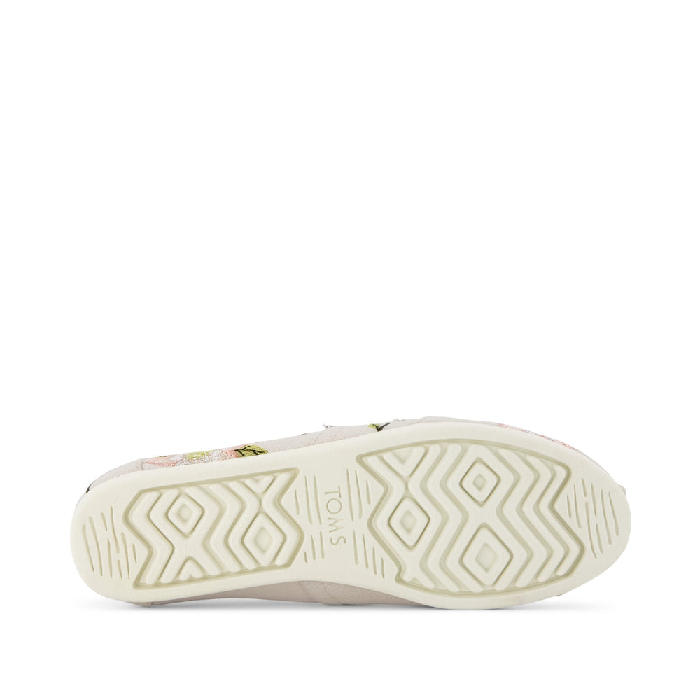 Alpargata Classic Natural Embroidered Floral