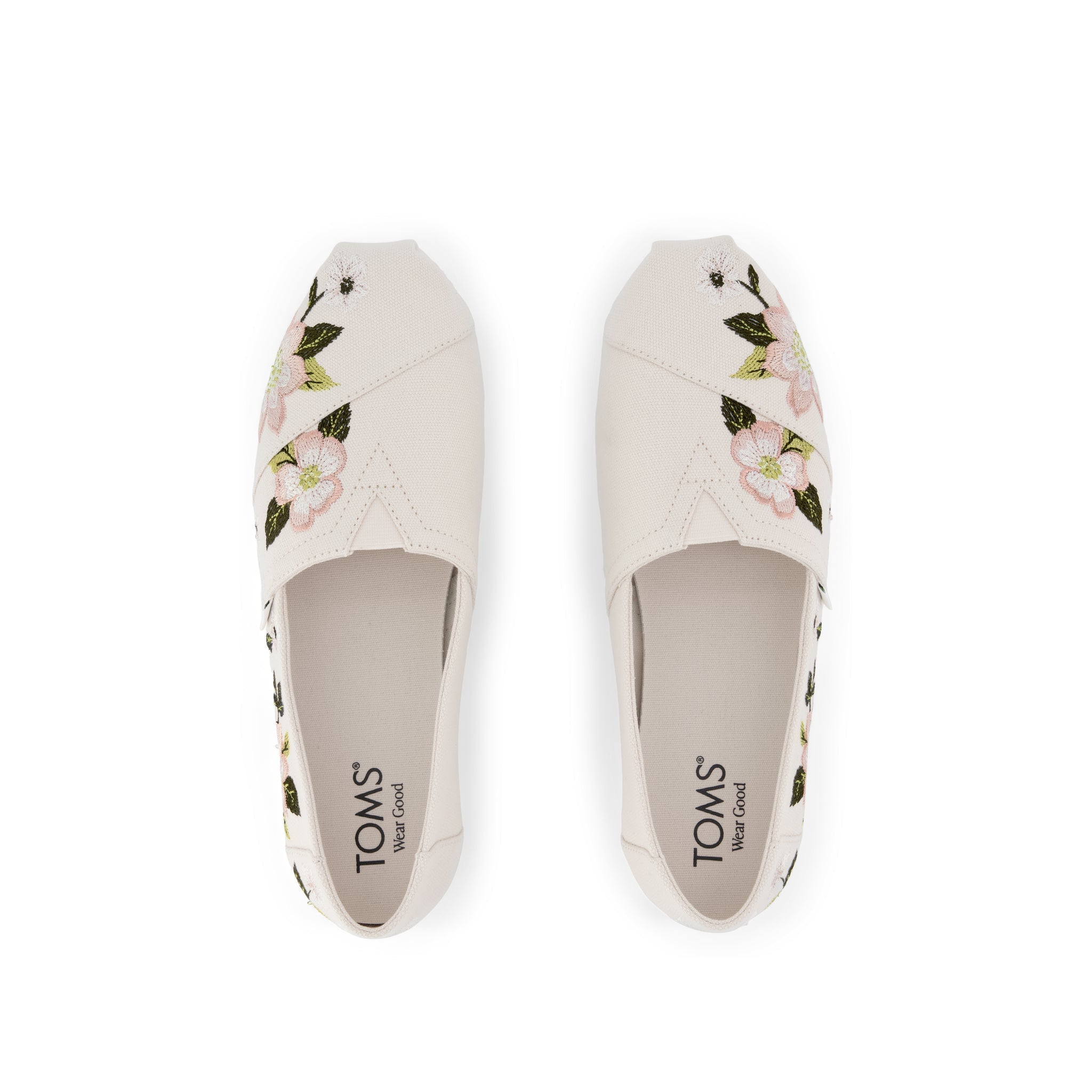 Alpargata Classic Natural Embroidered Floral