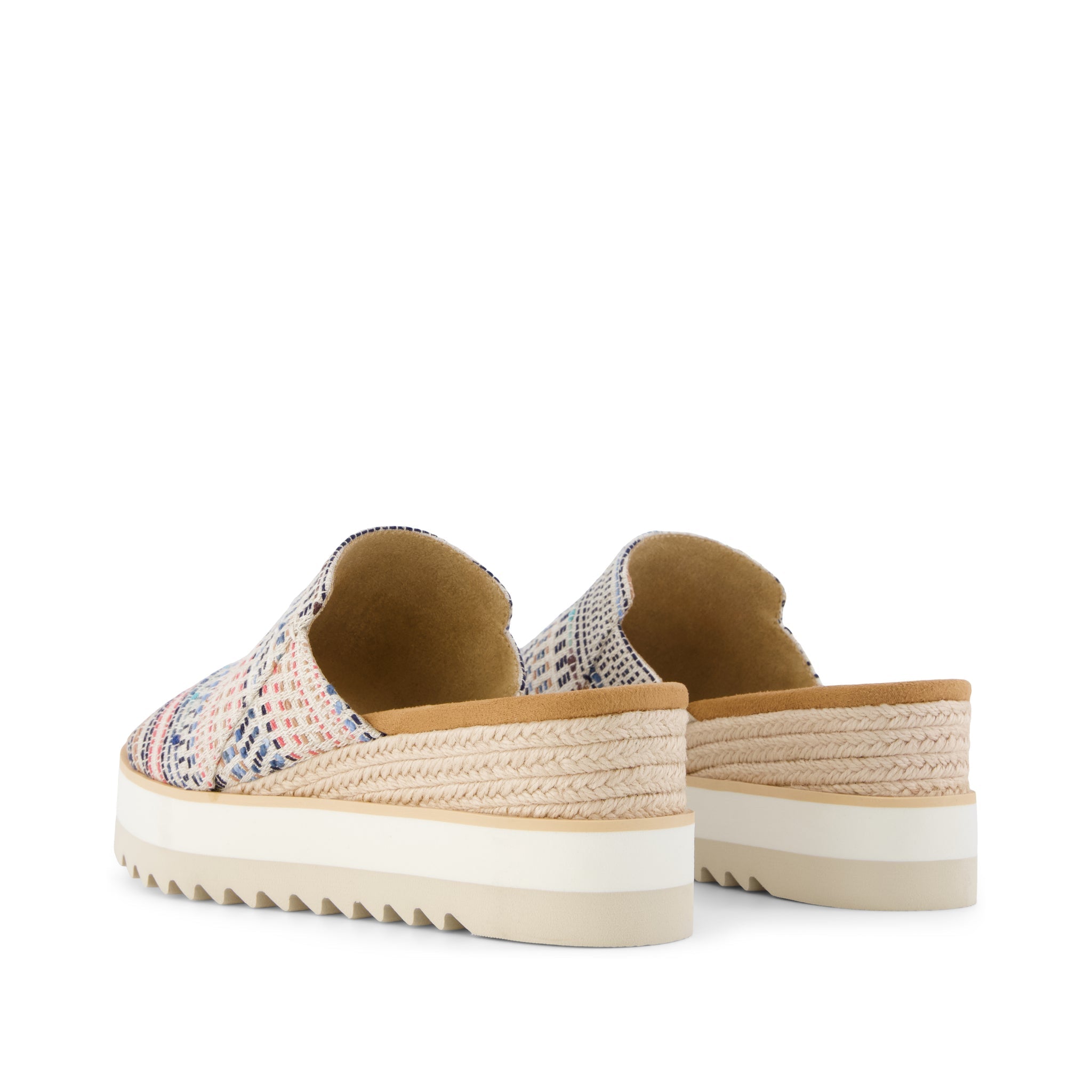 Diana Mule Wedge Sandal Global Stripes