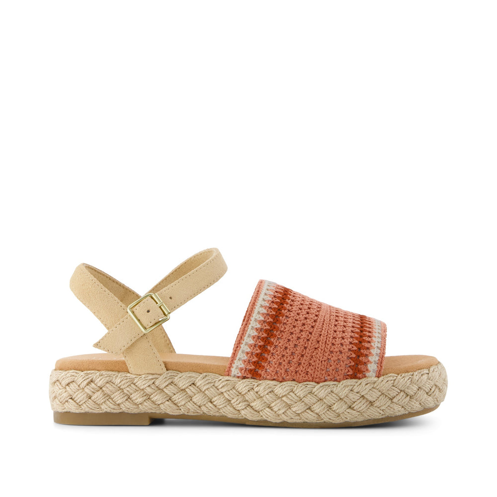 Abby Flatform Espadrille Sandal Bloom Crochet