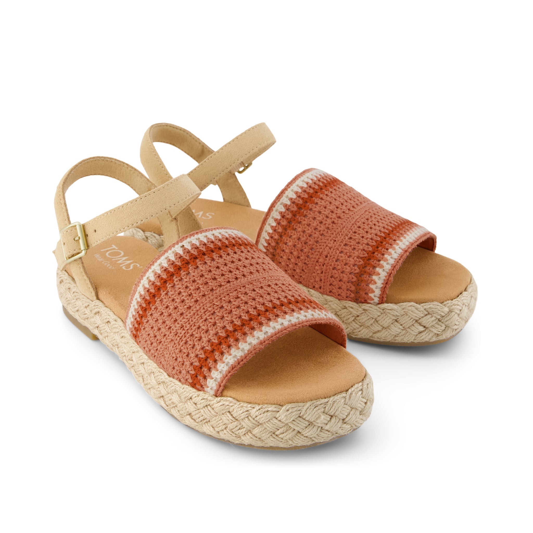 Abby Flatform Espadrille Sandal Bloom Crochet