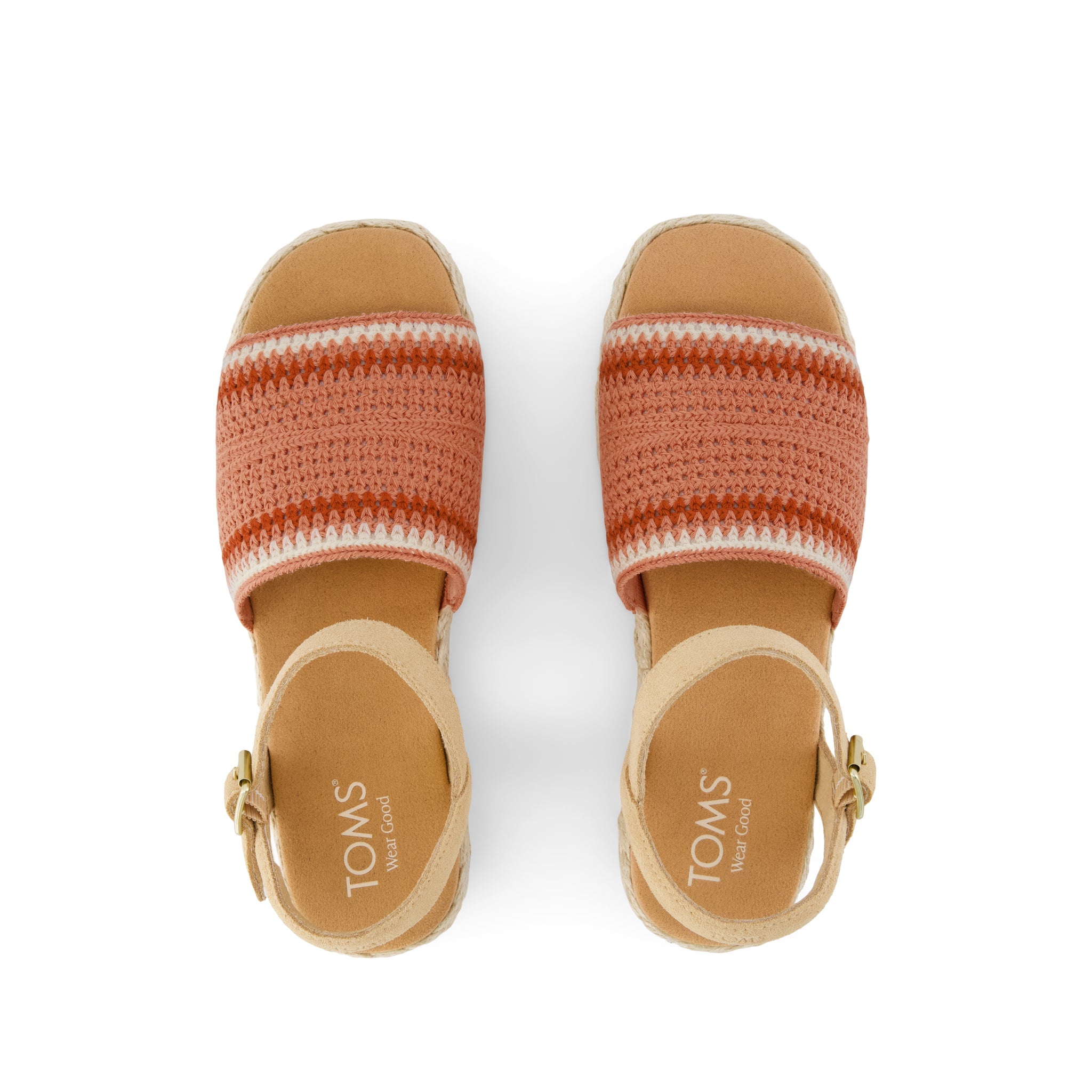 Abby Flatform Espadrille Sandal Bloom Crochet