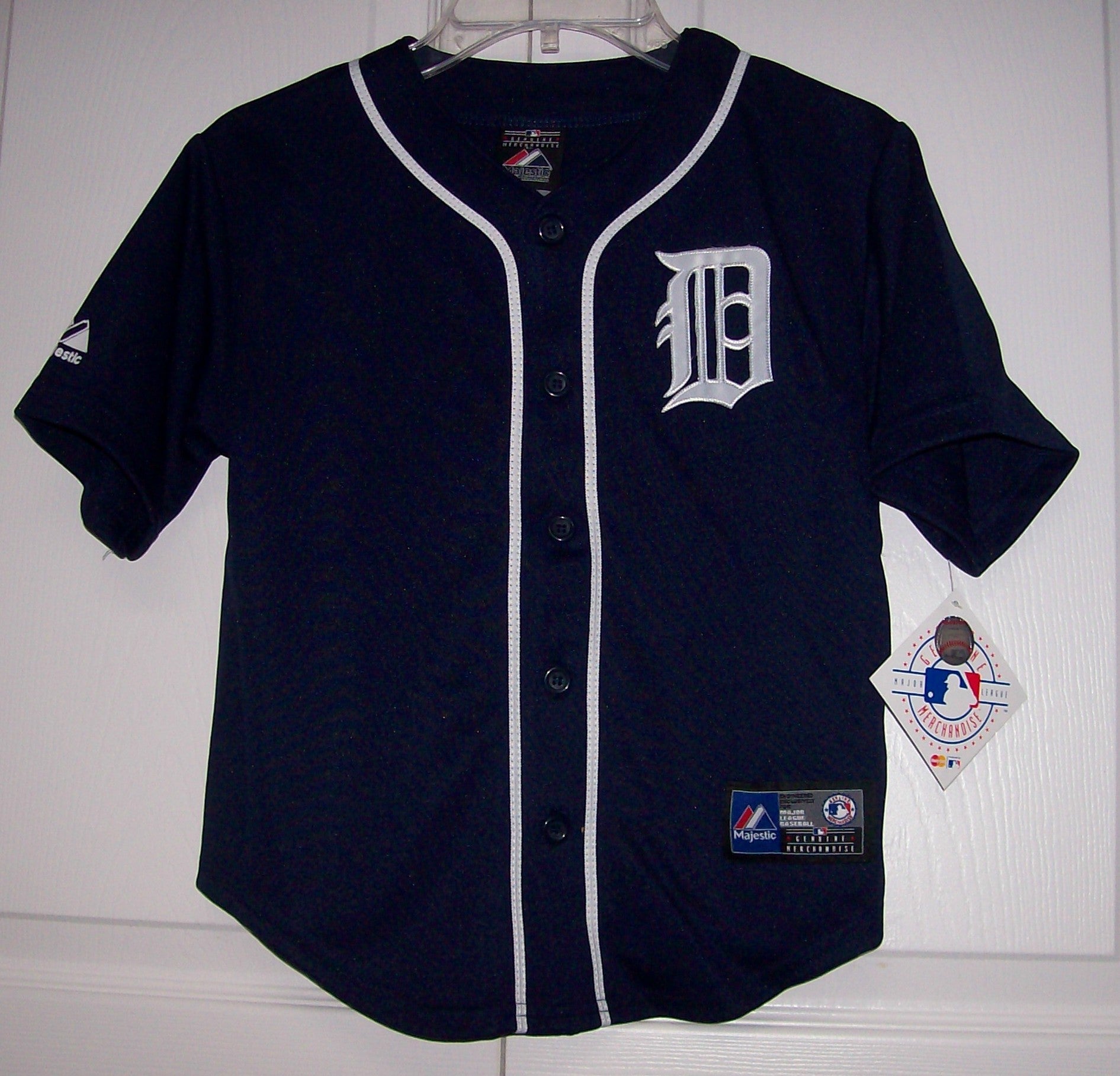 CABRERA Detroit Tigers BOYS Majestic MLB Baseball jersey 3rd Navy