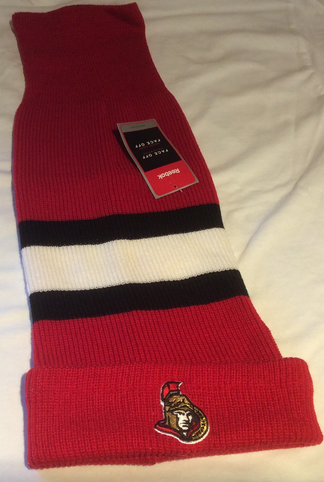 Ottawa Senators Red Reebok NHL Hockey Sock Hat