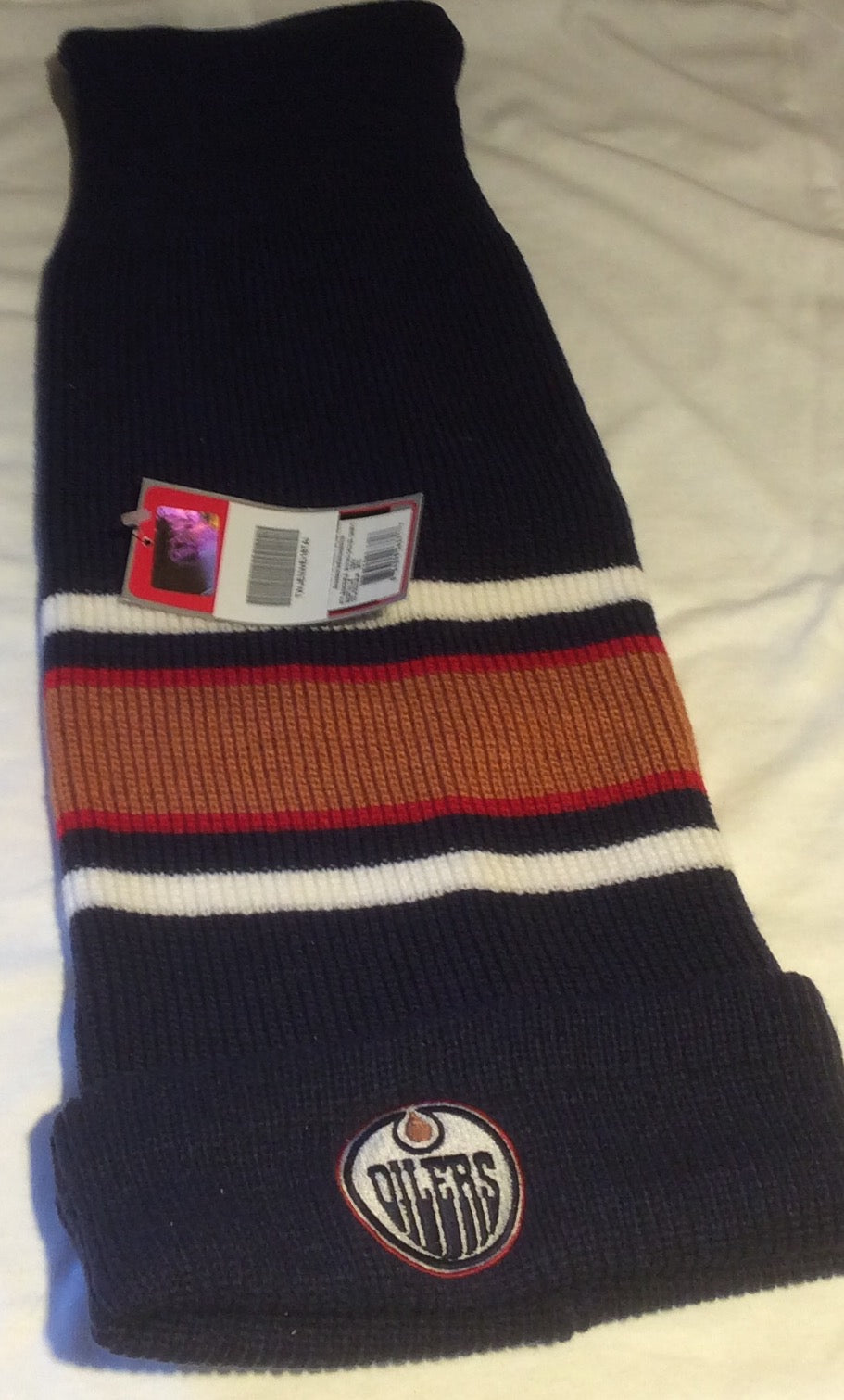 Edmonton Oilers Reebok NHL Hockey Sock Hat