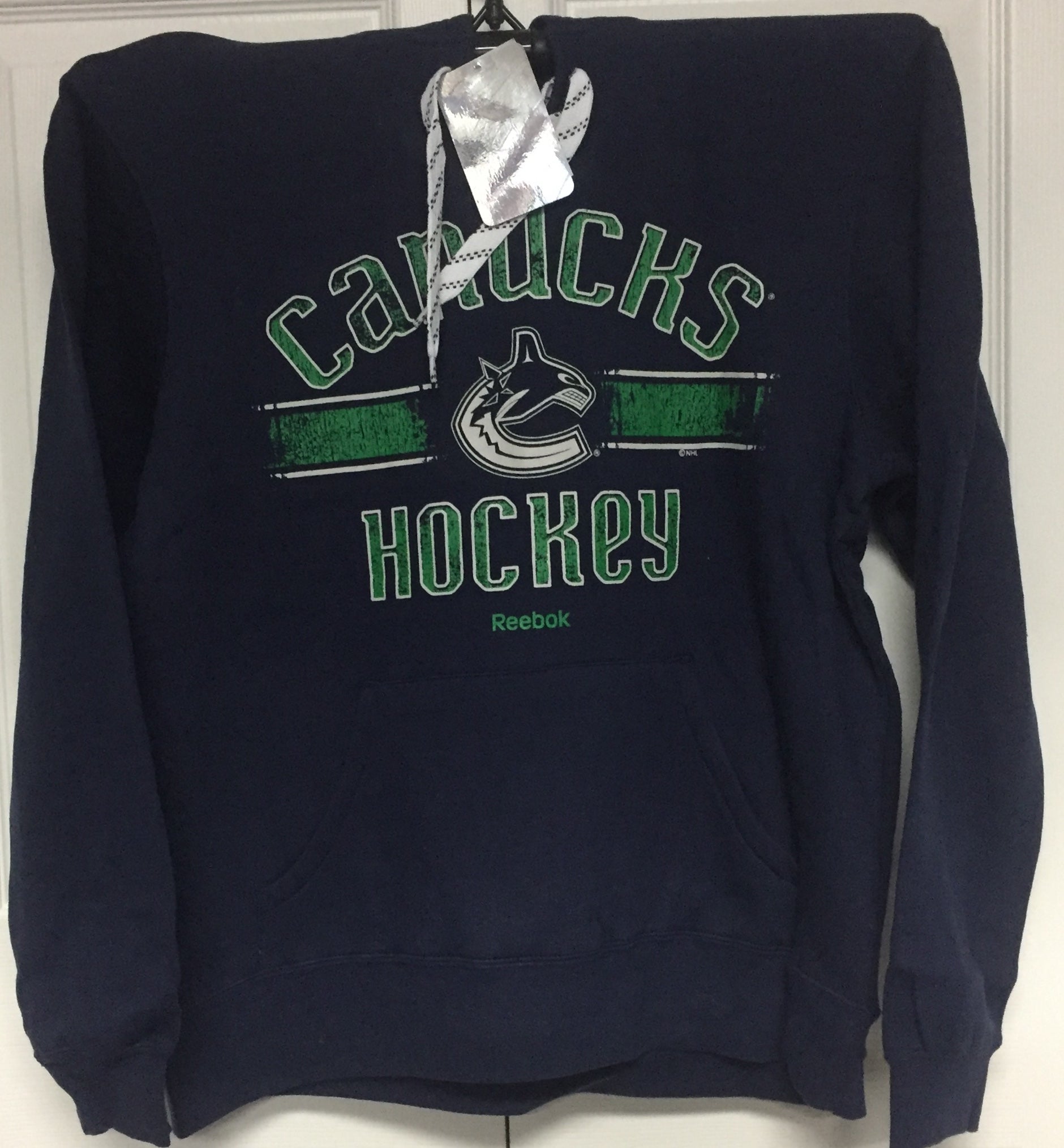 Vancouver Canucks Reebok 1980 Face Off Pullover Hood Hoodie