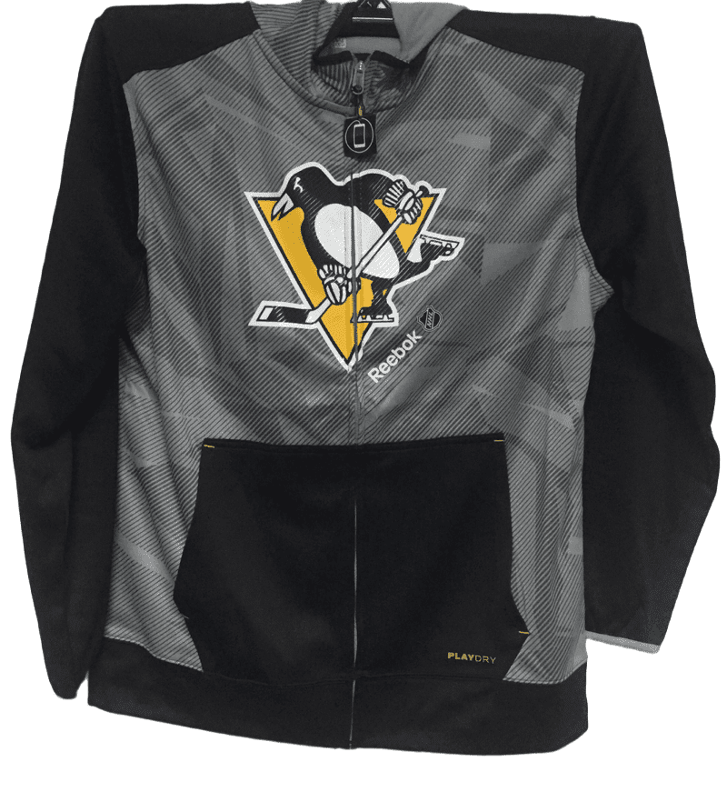 4106 Pittsburgh Penguins Reebok Play Dry Performance jacket