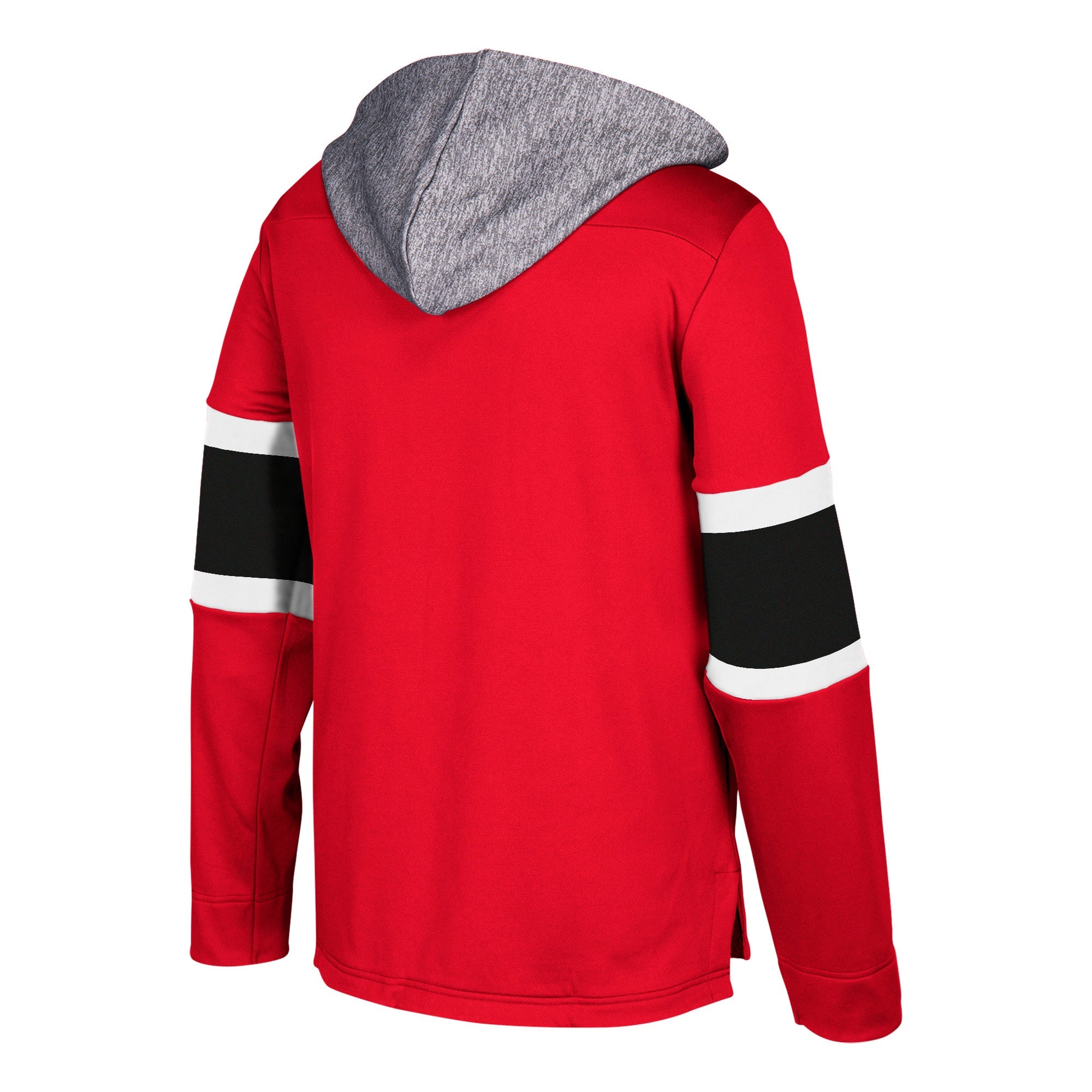 678F Chicago Blackhawks Adidas Red Platinum Jersey Hood Hoodie