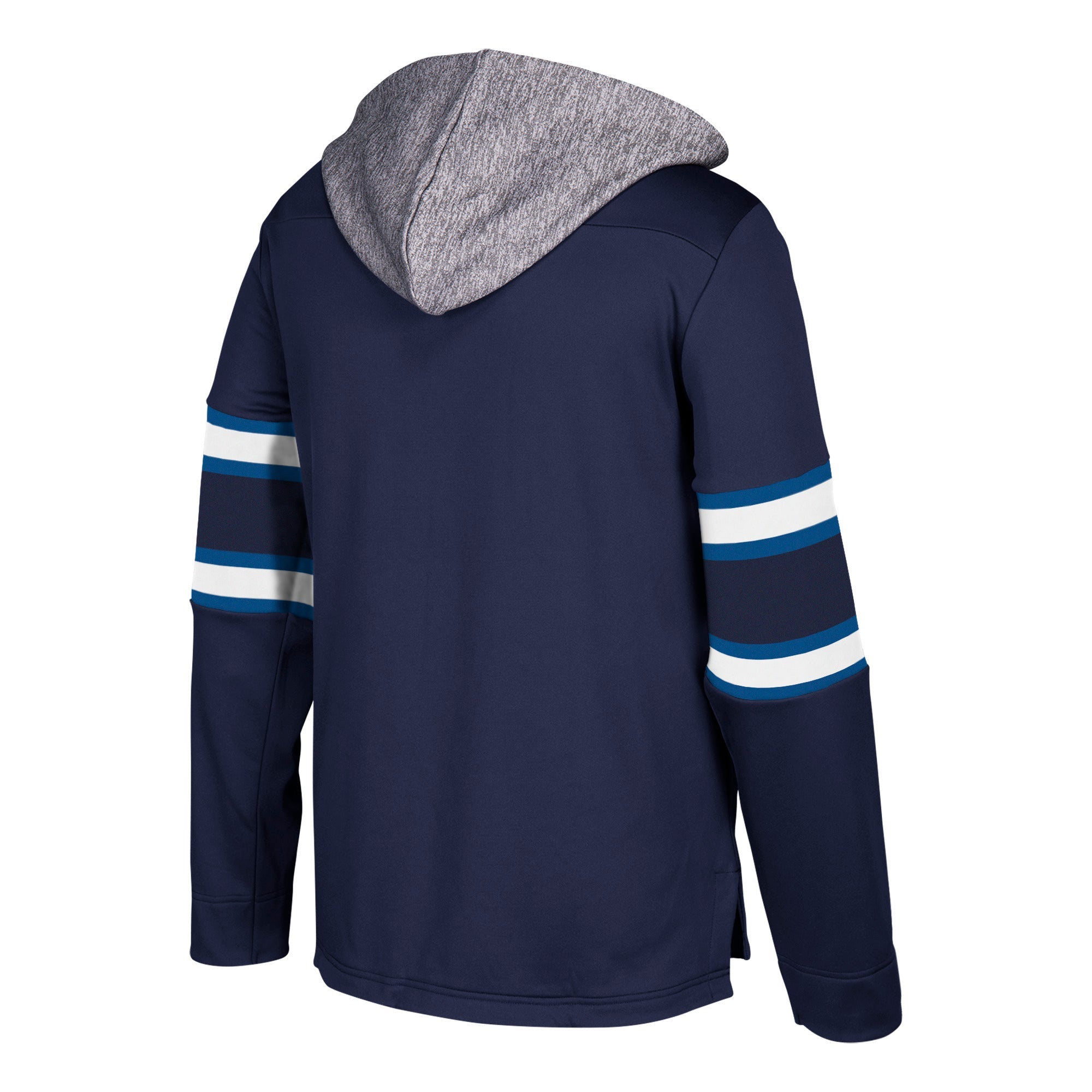 678F Winnipeg Jets Adidas Platinum Jersey Hood Hoodie