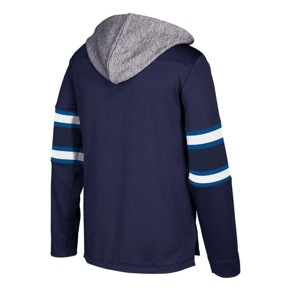 678F Winnipeg Jets Adidas Platinum Jersey Hood Hoodie