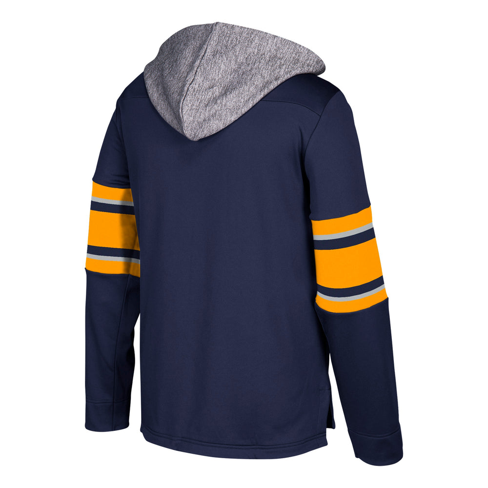678F Buffalo Sabres Adidas Platinum Jersey Hood Hoodie