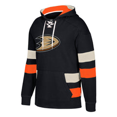 703F Anaheim Ducks CCM Pullover Jersey Hood Hoodie Fleece