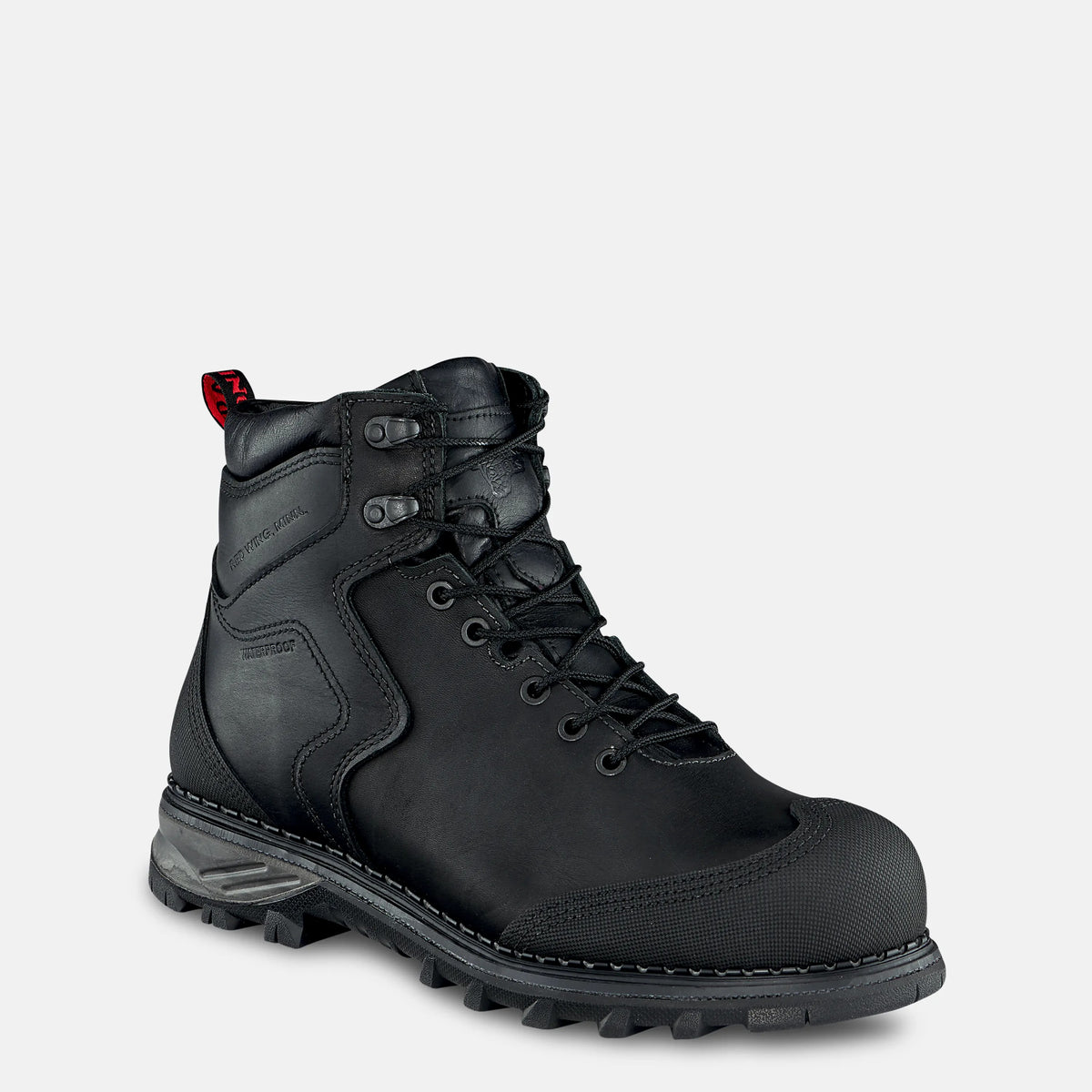 Burnside 6-inch Waterproof Safety Toe Boot Black 2411 | Red Wing Shoes Men