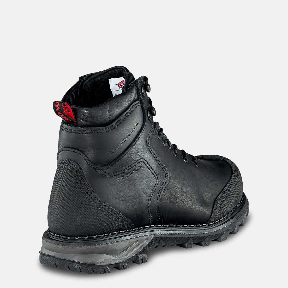 Burnside 6-inch Waterproof Safety Toe Boot Black 2411 | Red Wing Shoes Men