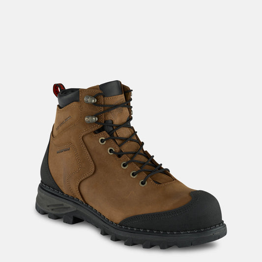 Burnside 6-inch Waterproof Safety Toe Boot Brown 2410 | Red Wing Shoes Men
