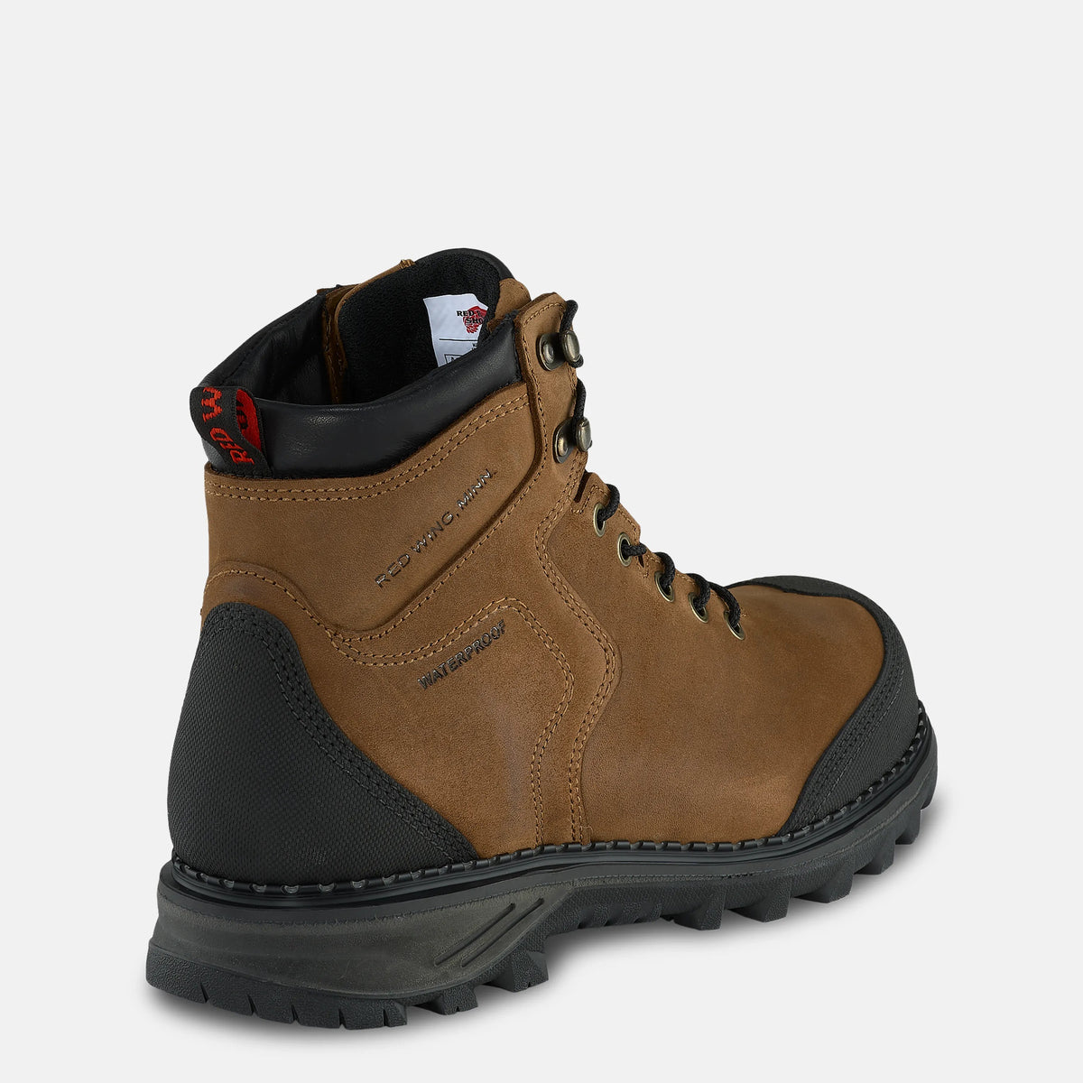 Burnside 6-inch Waterproof Safety Toe Boot Brown 2410 | Red Wing Shoes Men