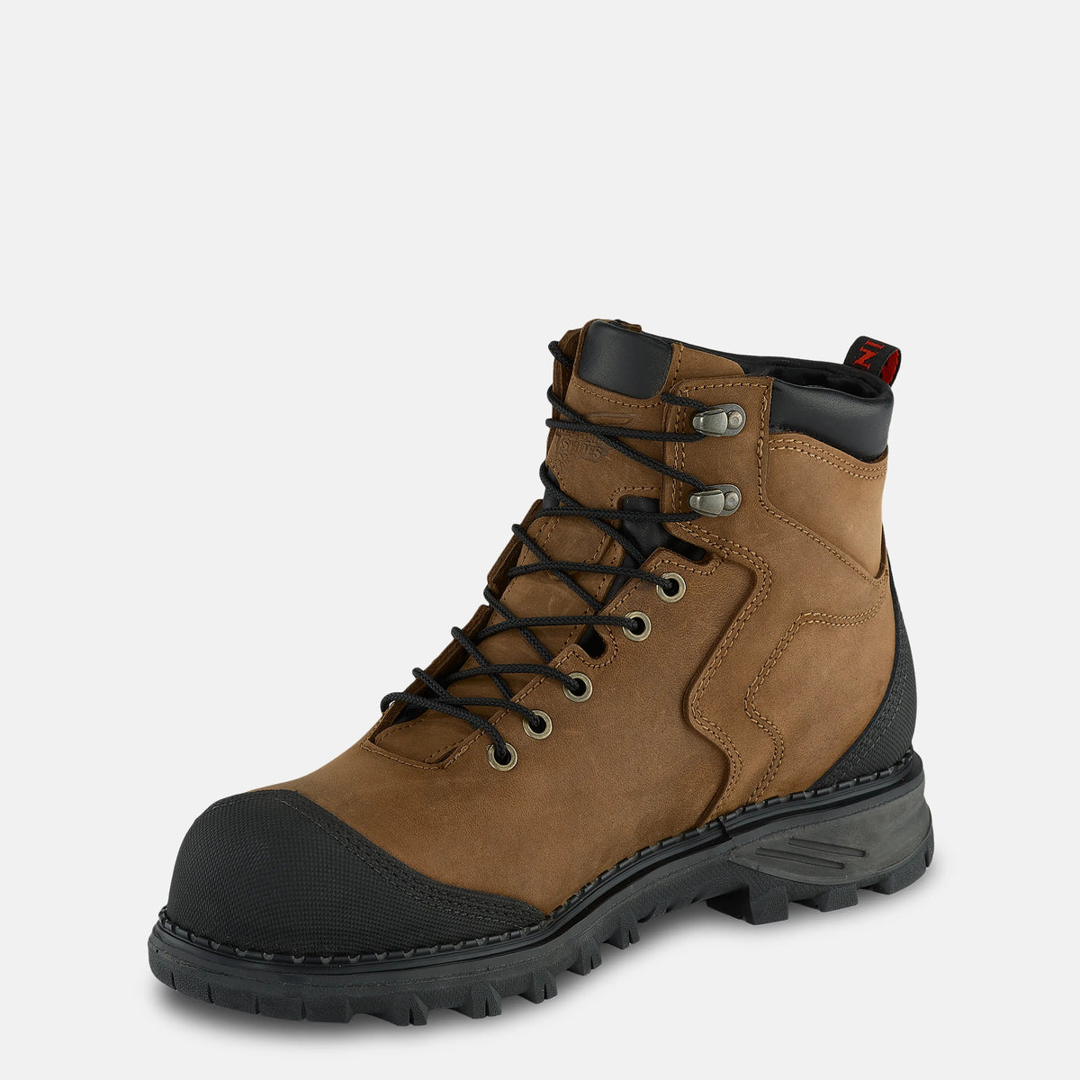 Burnside 6-inch Waterproof Safety Toe Boot Brown 2410 | Red Wing Shoes Men