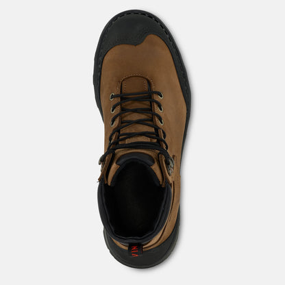 Burnside 6-inch Waterproof Safety Toe Boot Brown 2410 | Red Wing Shoes Men