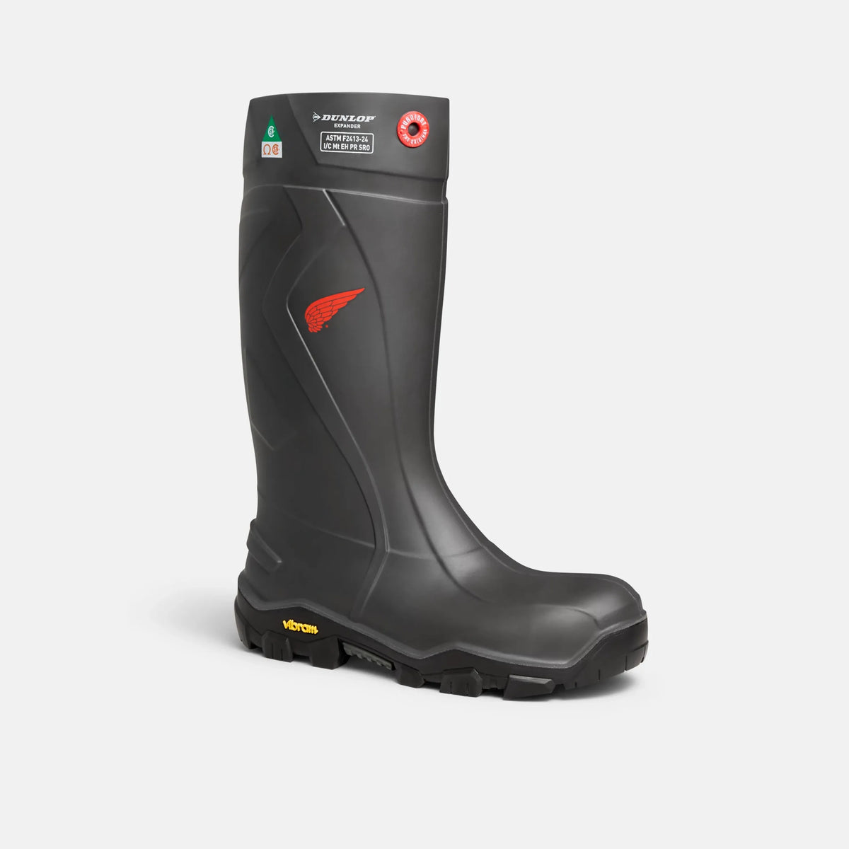 Dunlop Purofort + Expander 15-inch Waterproof Safety Toe CSA Pull-On Boot 59009 | Red Wing Shoes Men