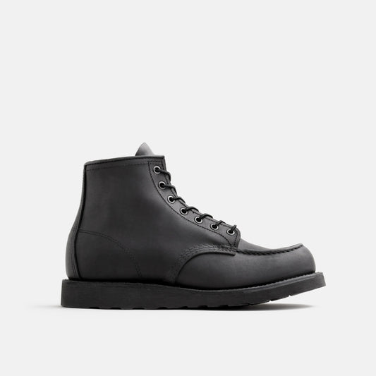 Classic Moc 6-Inch Boot in Black Leather 8074 | Red Wing Heritage | Red Wing Shoes Men