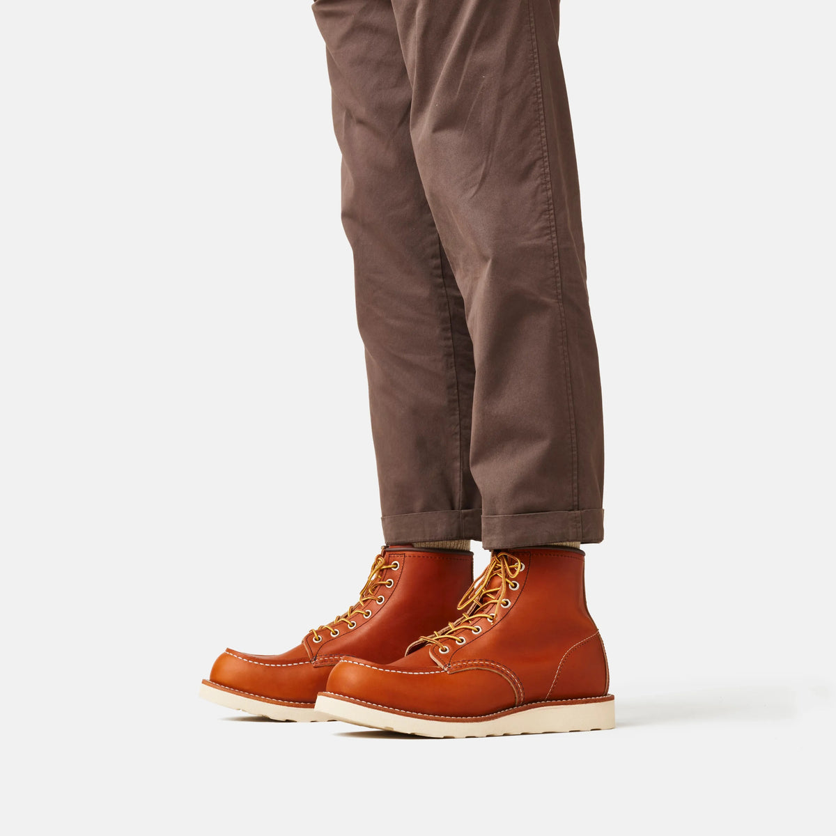 Classic Moc 6-Inch Boot in Brown Leather 875 | Red Wing Shoes Men|Apparel