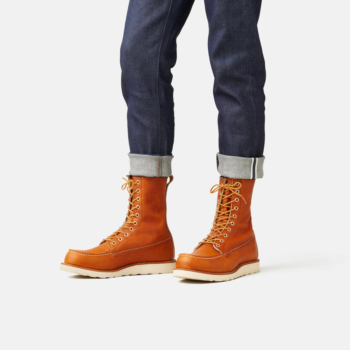 8-Inch Classic Moc Boot in Brown Leather 877 | Red Wing Shoes Men