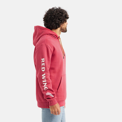 Classic Hoodie in Red 98481 | Red Wing Shoes Men|Apparel