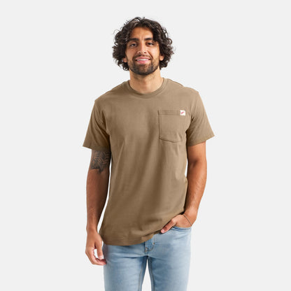 Short Sleeve Pocket T-Shirt in Brown 98471 | Red Wing Shoes Men|Apparel