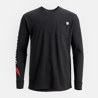 Long Sleeve Classic Pocket Tee in Black 98474 | Red Wing Shoes Men|Apparel