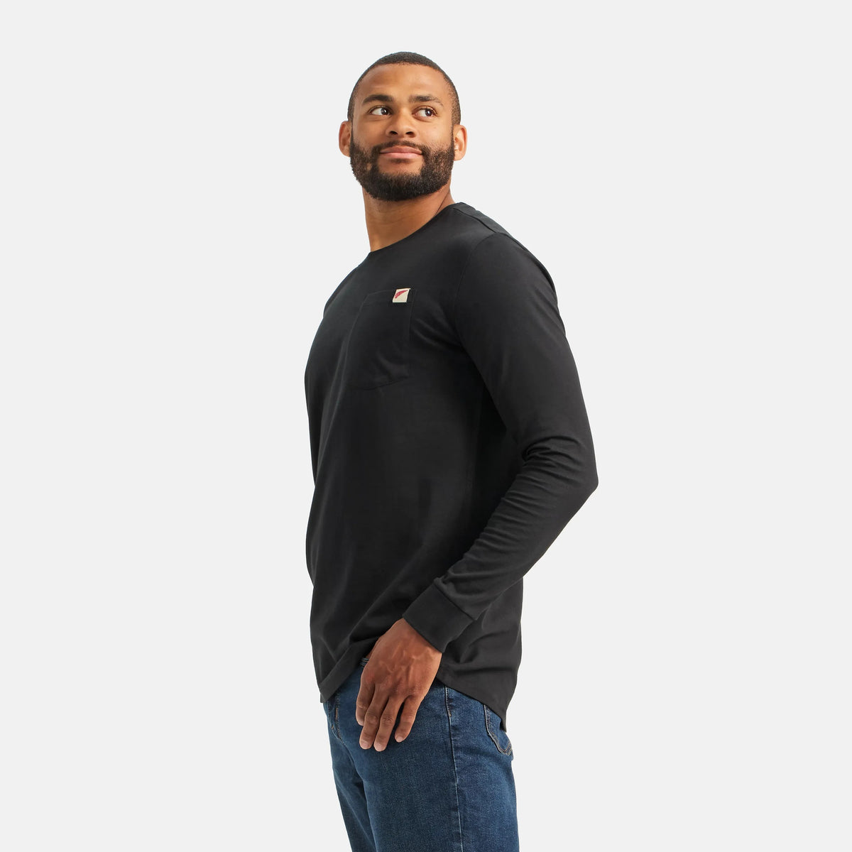Long Sleeve Classic Pocket Tee in Black 98474 | Red Wing Shoes Men|Apparel