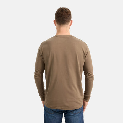 Long Sleeve Classic Pocket Tee in Brown | Red Wing Shoes Men|Apparel