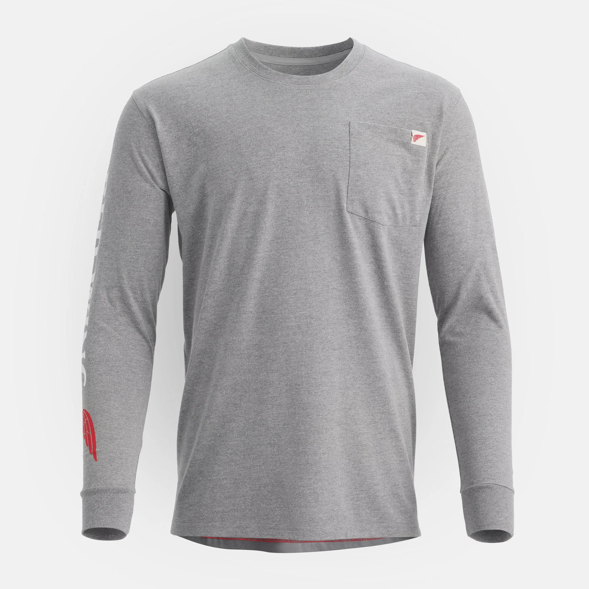 Long Sleeve Classic Pocket Tee in Heather Gray 98475 | Red Wing | Red Wing Shoes Men|Apparel