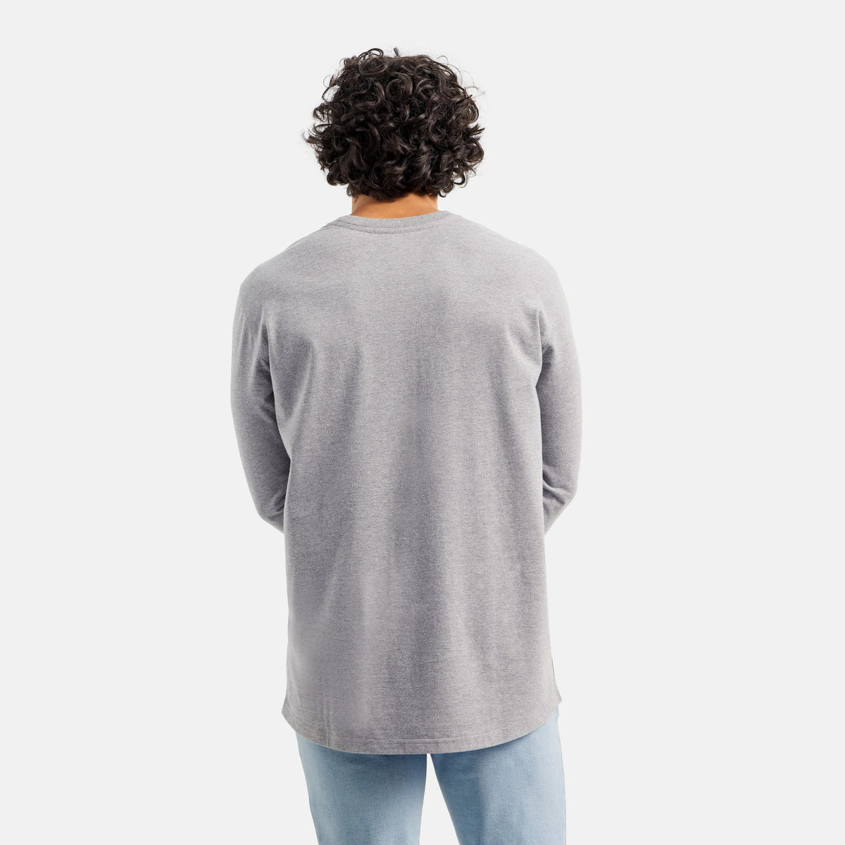 Long Sleeve Classic Pocket Tee in Heather Gray 98475 | Red Wing | Red Wing Shoes Men|Apparel