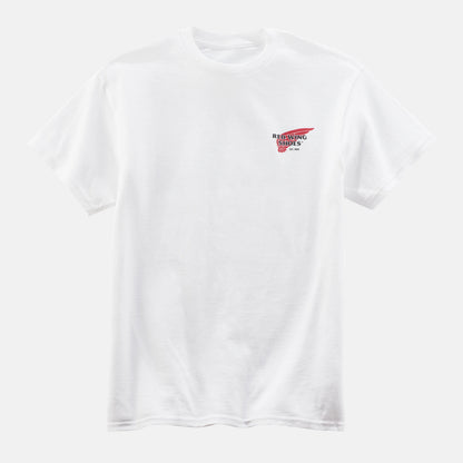 Unisex Red Wing Shoes Logo T-Shirt in White 97610 | Red Wing Heritage | Red Wing Shoes Men|Women|Apparel