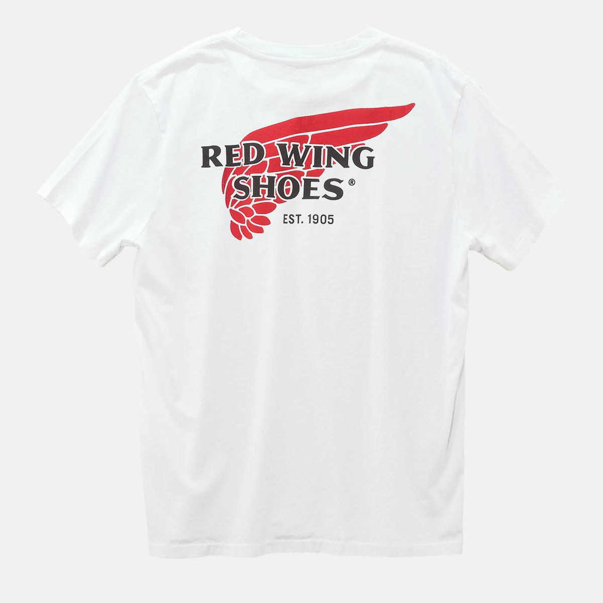 Unisex Red Wing Shoes Logo T-Shirt in White 97610 | Red Wing Heritage | Red Wing Shoes Men|Women|Apparel