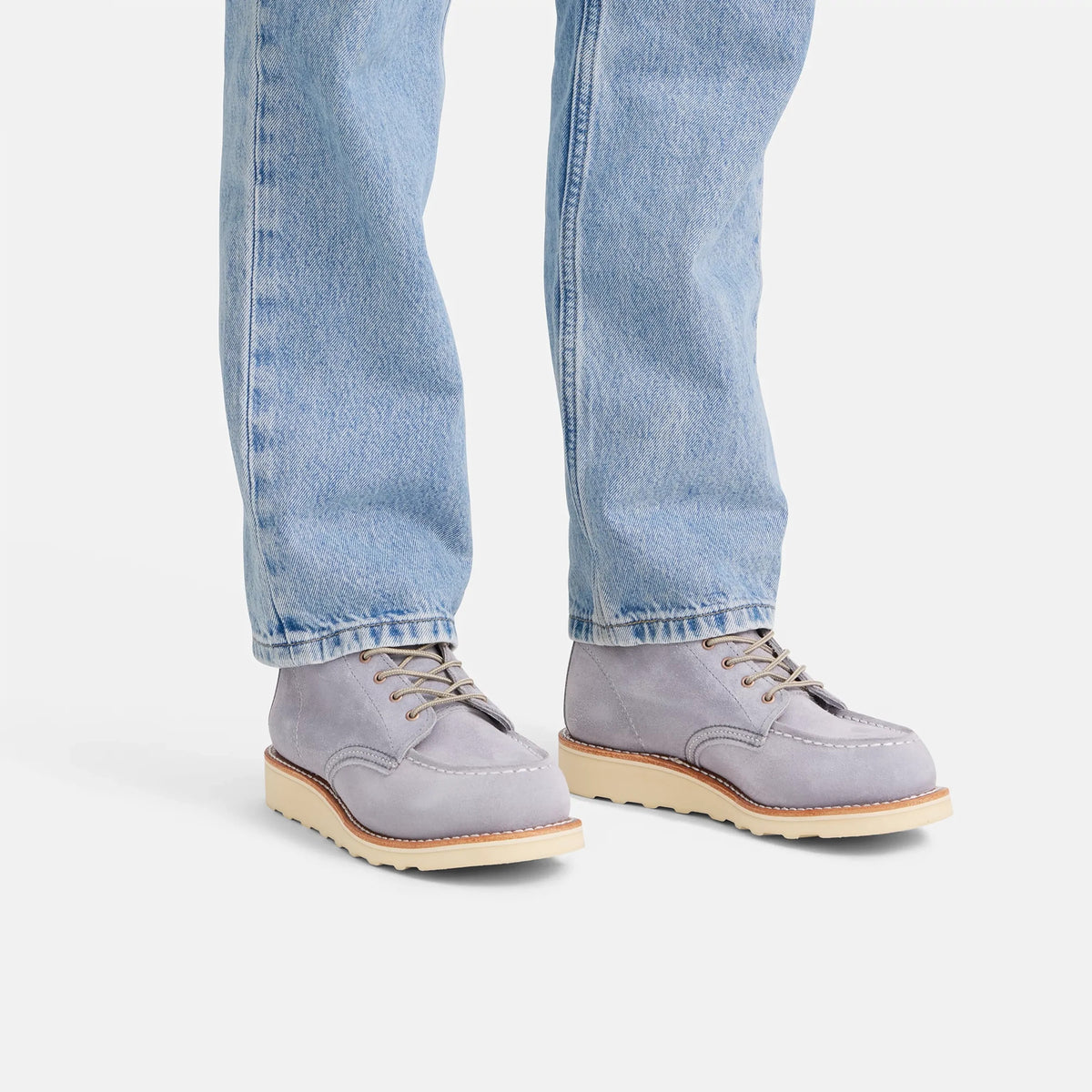 6-Inch Classic Moc Short Boot in Lavender Leather 3300 | Red Wing Heritage | Red Wing Shoes Women