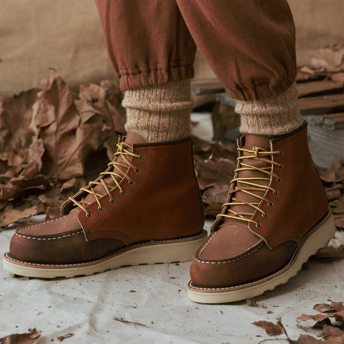 6-Inch Classic Moc Short Boot in Multi Brown 3475 | Red Wing Heritage | Red Wing Shoes Women