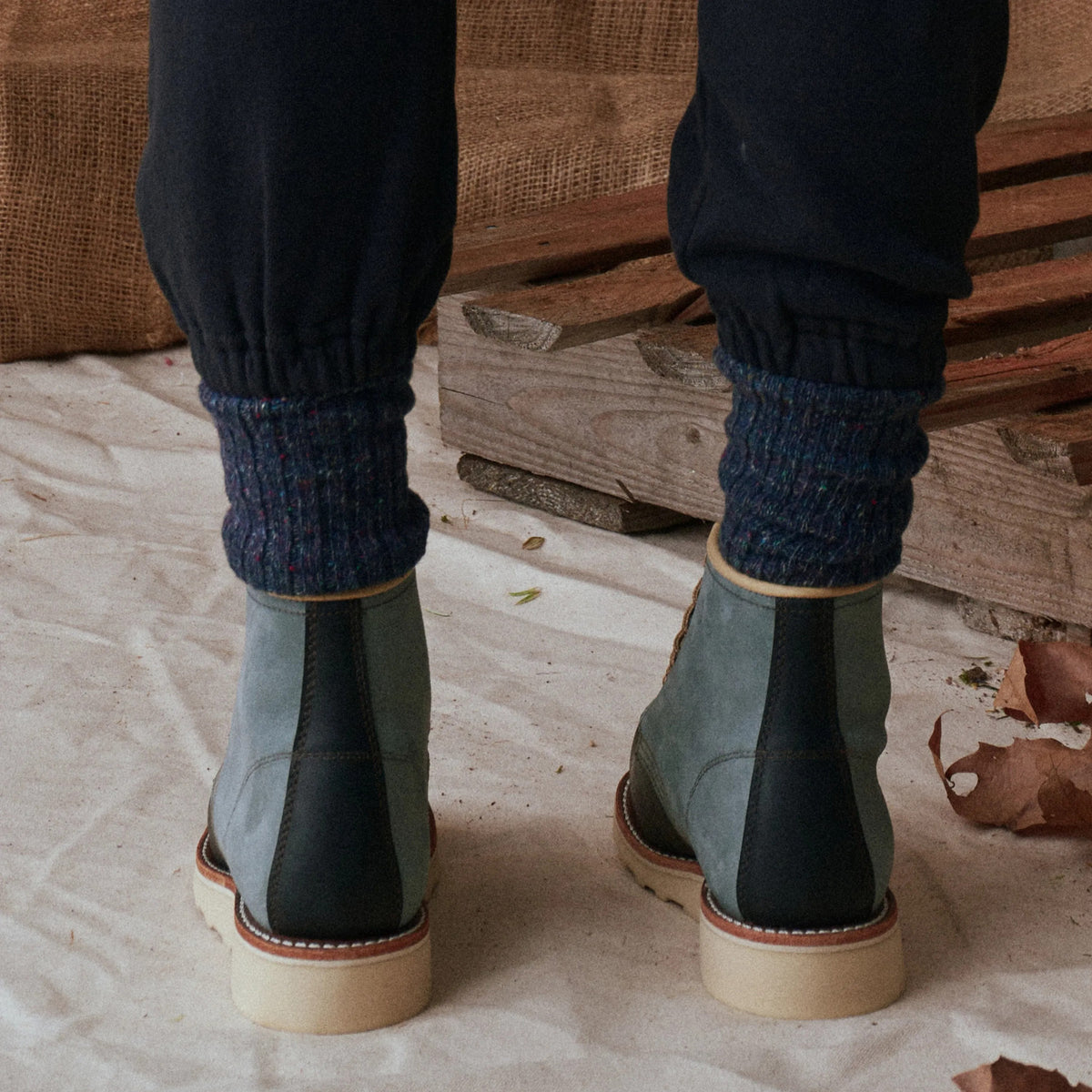 6-Inch Classic Moc Short Boot in Multi Indigo 3466 | Red Wing Heritage | Red Wing Shoes Women