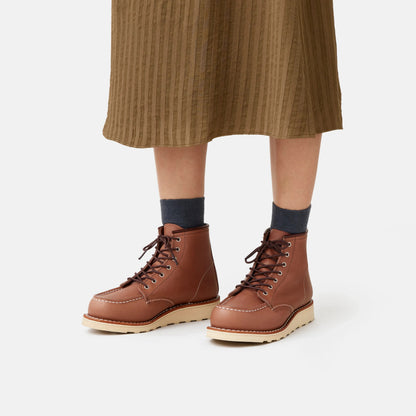 6-Inch Classic Moc Short Boot in Mocha Leather 3426 | Red Wing Heritage | Red Wing Shoes Women