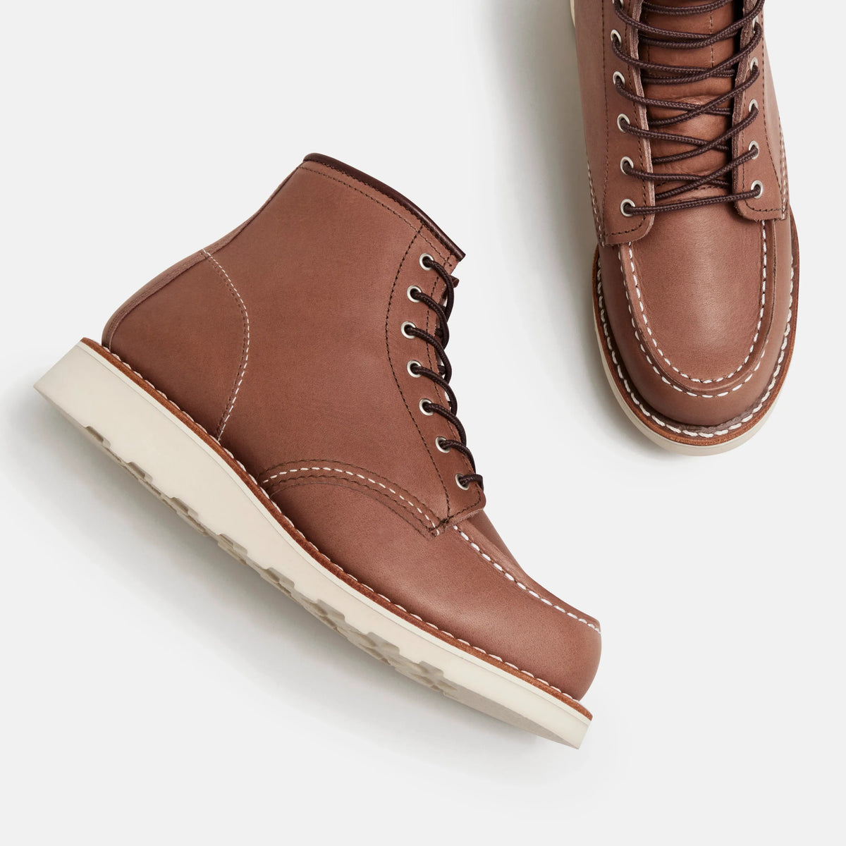 6-Inch Classic Moc Short Boot in Mocha Leather 3426 | Red Wing Heritage | Red Wing Shoes Women
