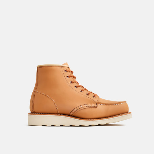 6-Inch Classic Moc Short Boot in Tan Leather 3383 | Red Wing Heritage | Red Wing Shoes Women
