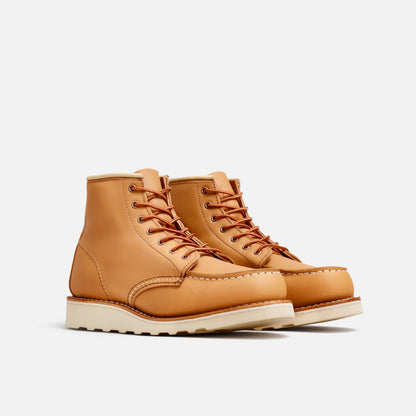 6-Inch Classic Moc Short Boot in Tan Leather 3383 | Red Wing Heritage | Red Wing Shoes Women